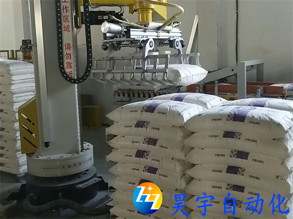 码垛机器人应用于大米行业提高生产效率